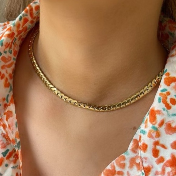 GP Snake Chain Necklace - Picture 3 of 4